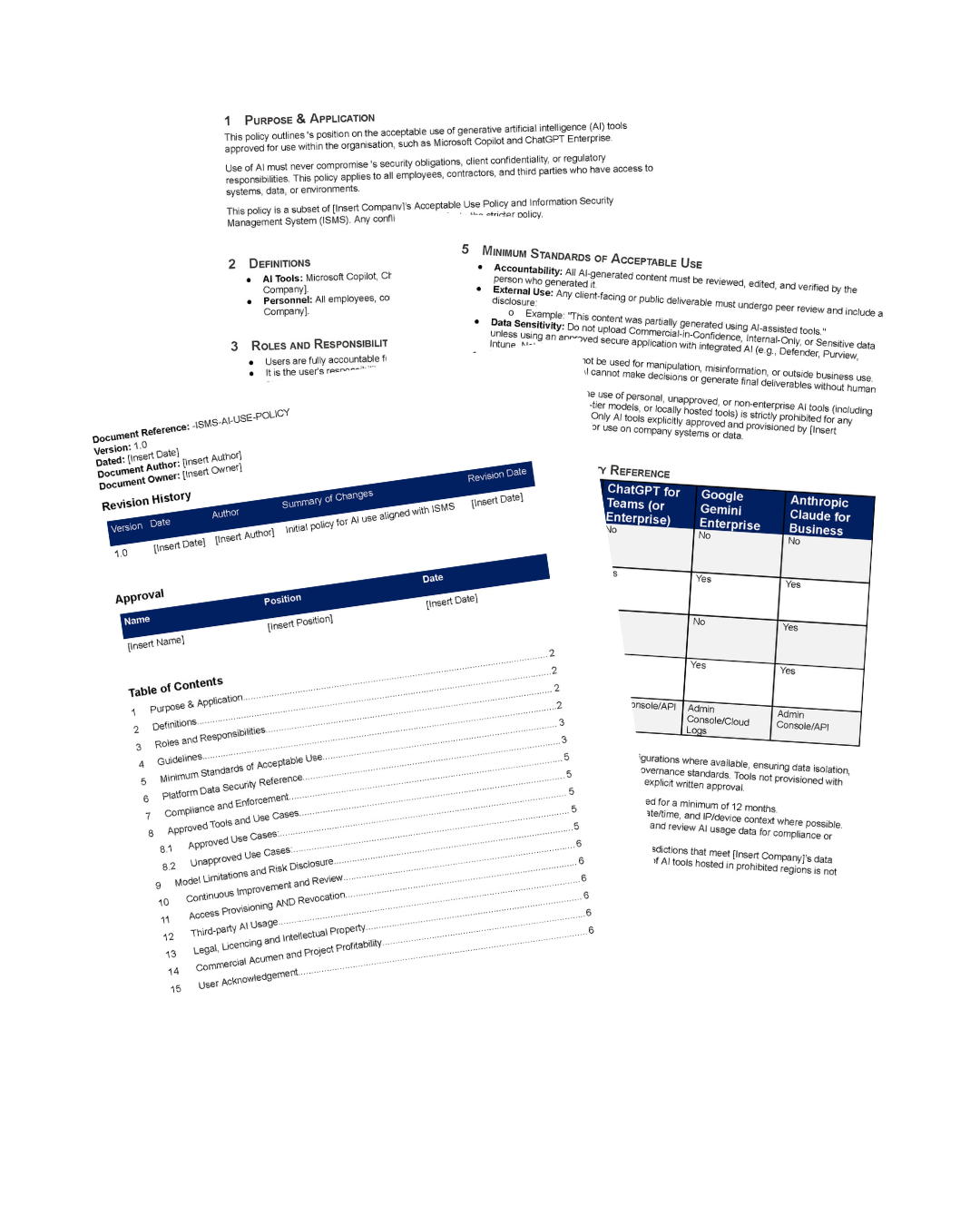 AI Policy Template